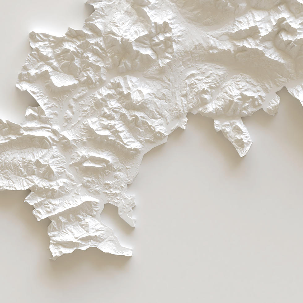 carte blanche élévation des hautes-alpes (détail)