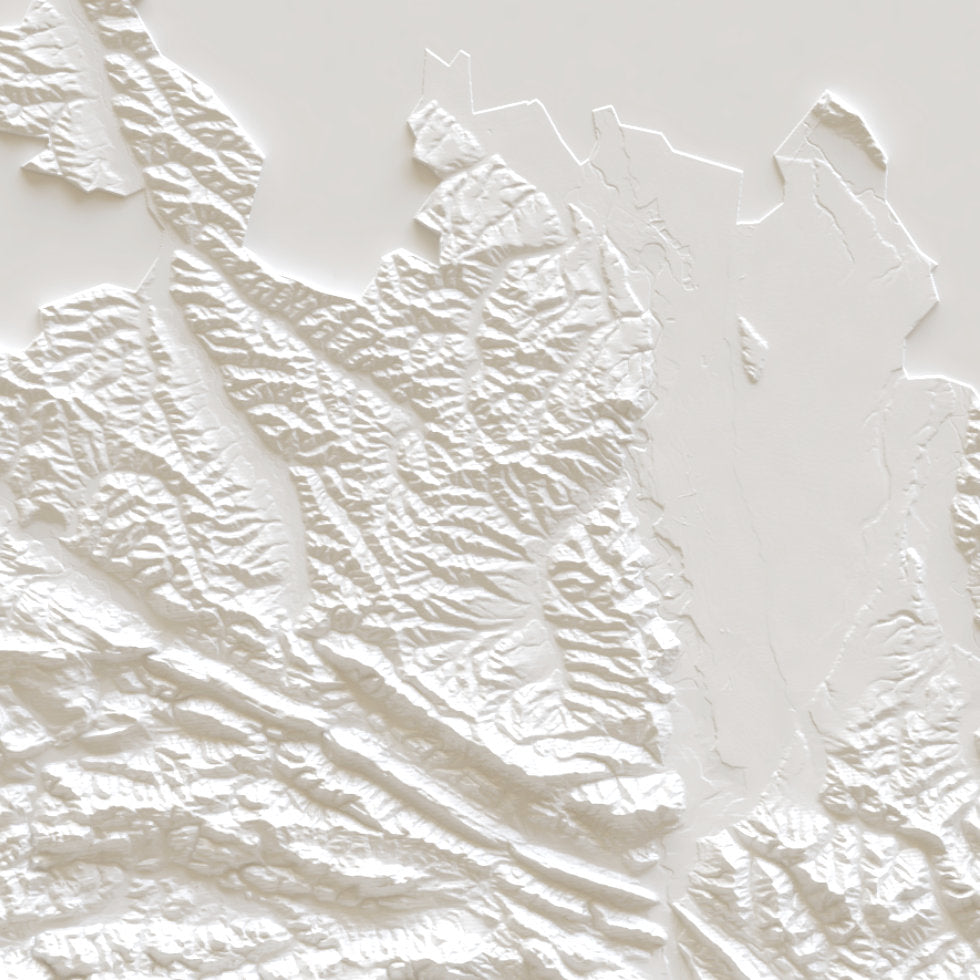 Carte d'élévation Ariège