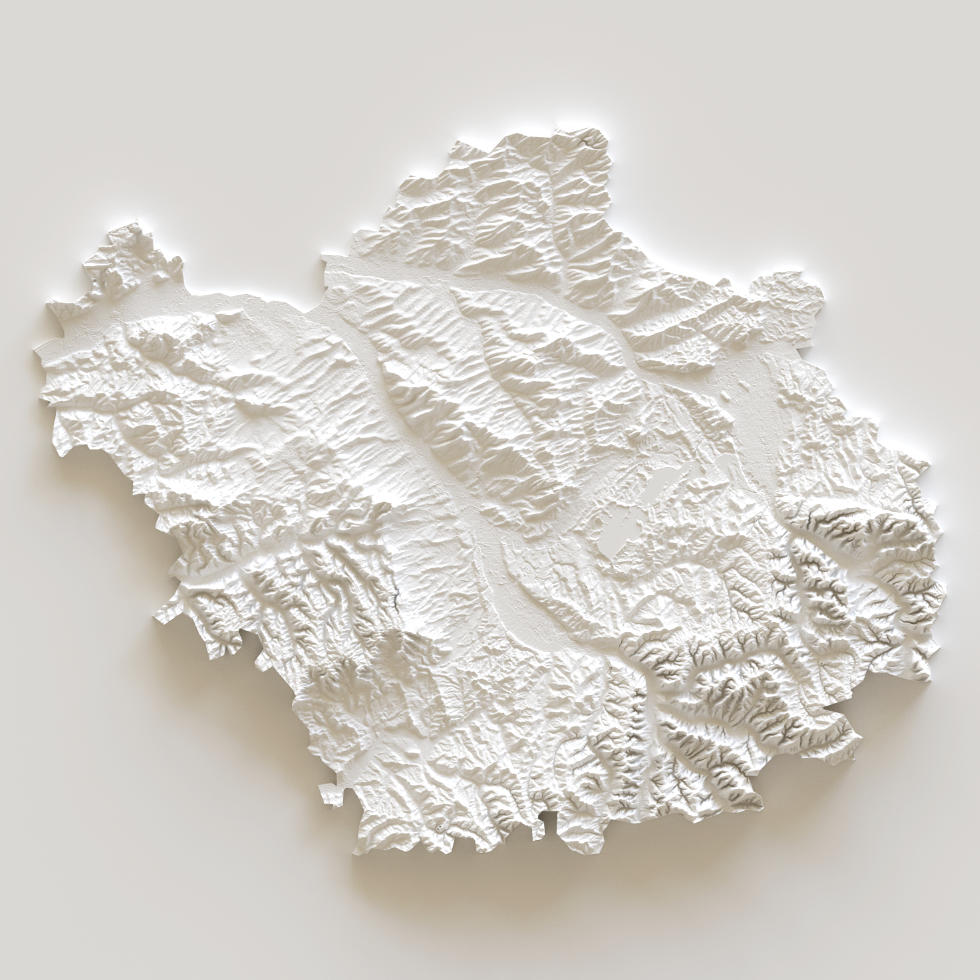 Carte d'élévation Aube