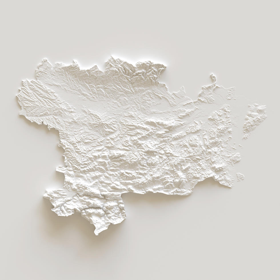 Carte d'élévation Aude