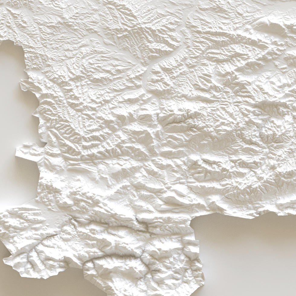 Carte d'élévation Aude