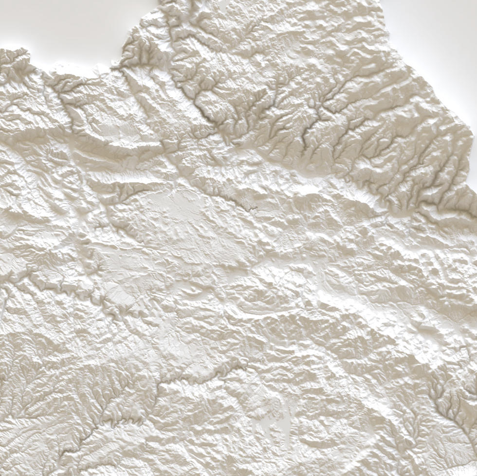 Carte d'élévation Aveyron