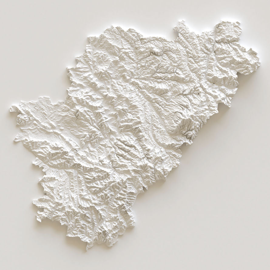 Carte d'élévation Charente