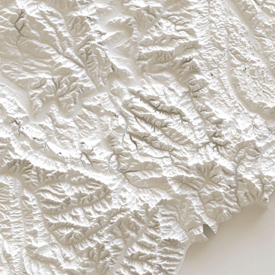 Carte d'élévation Charente