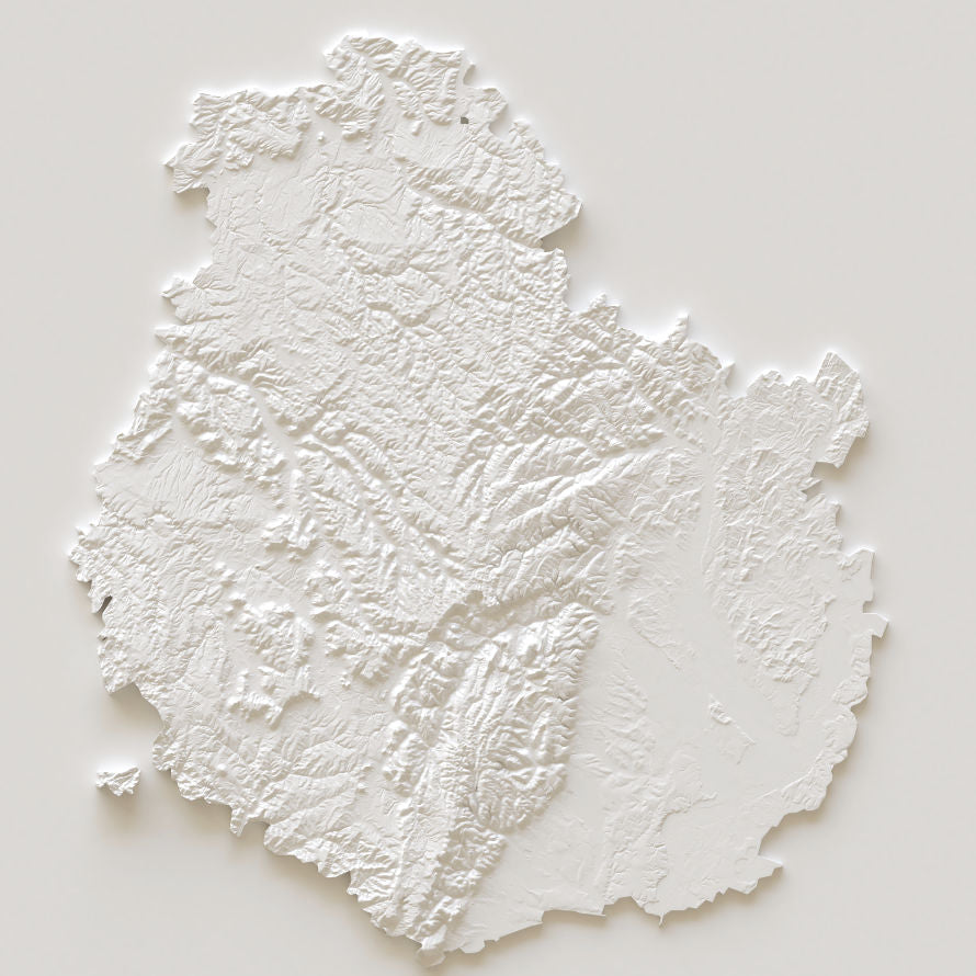 Carte d'élévation Côte d'Or