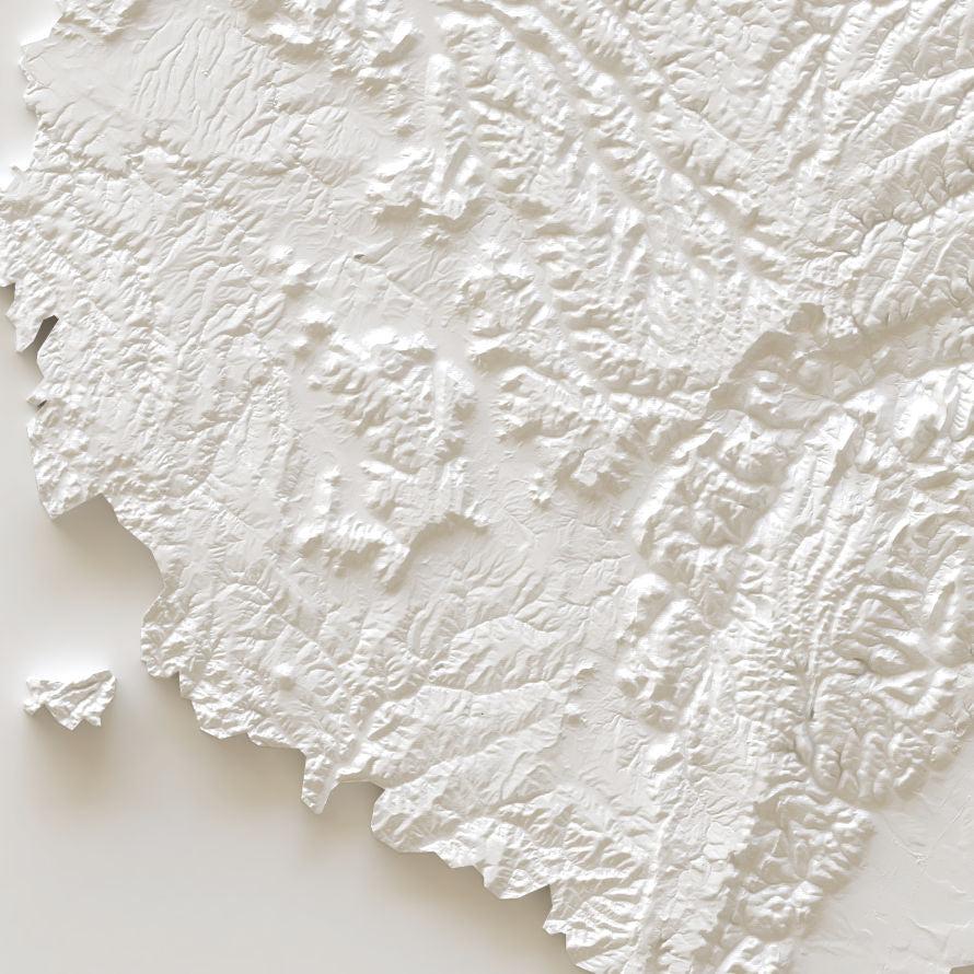 Carte d'élévation Côte d'Or