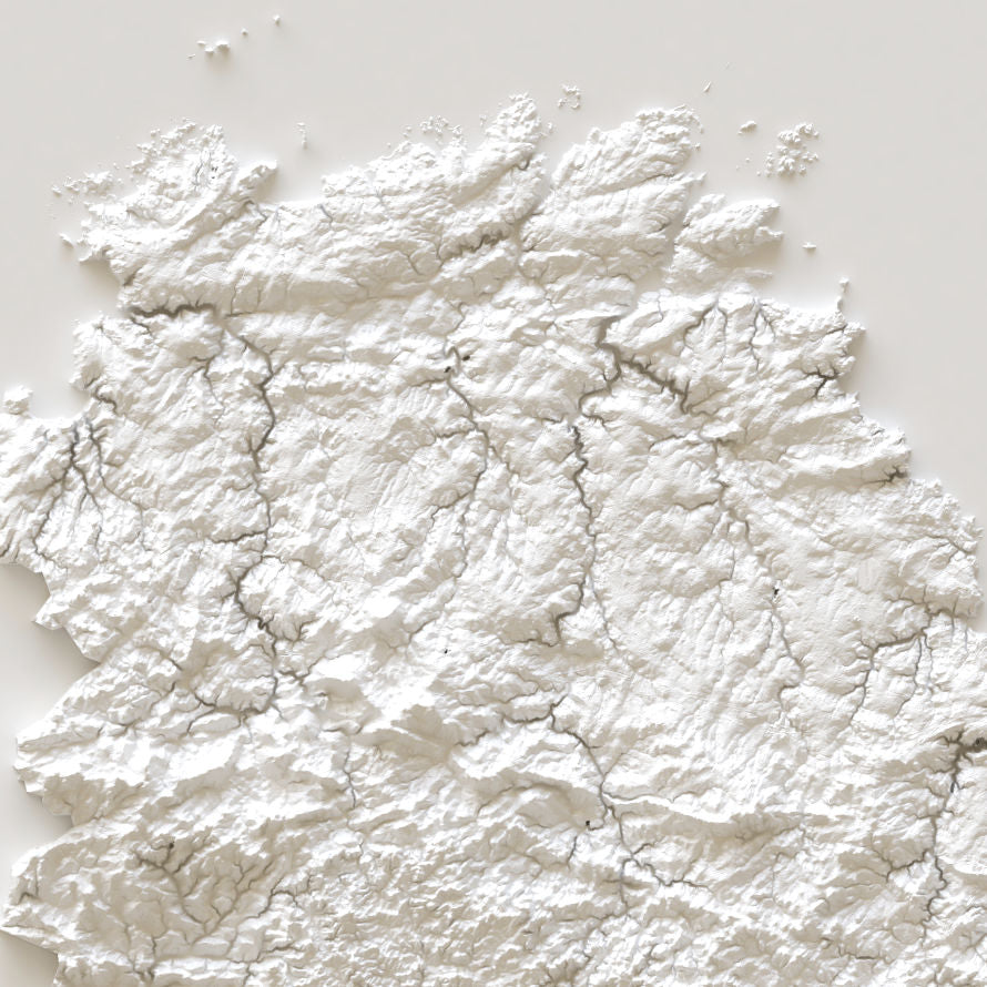 Carte d'élévation Côtes d'Armor