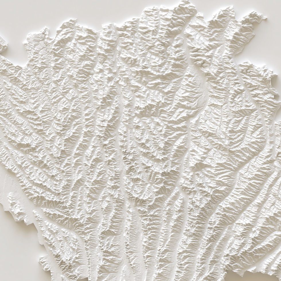 Carte d'élévation Gers