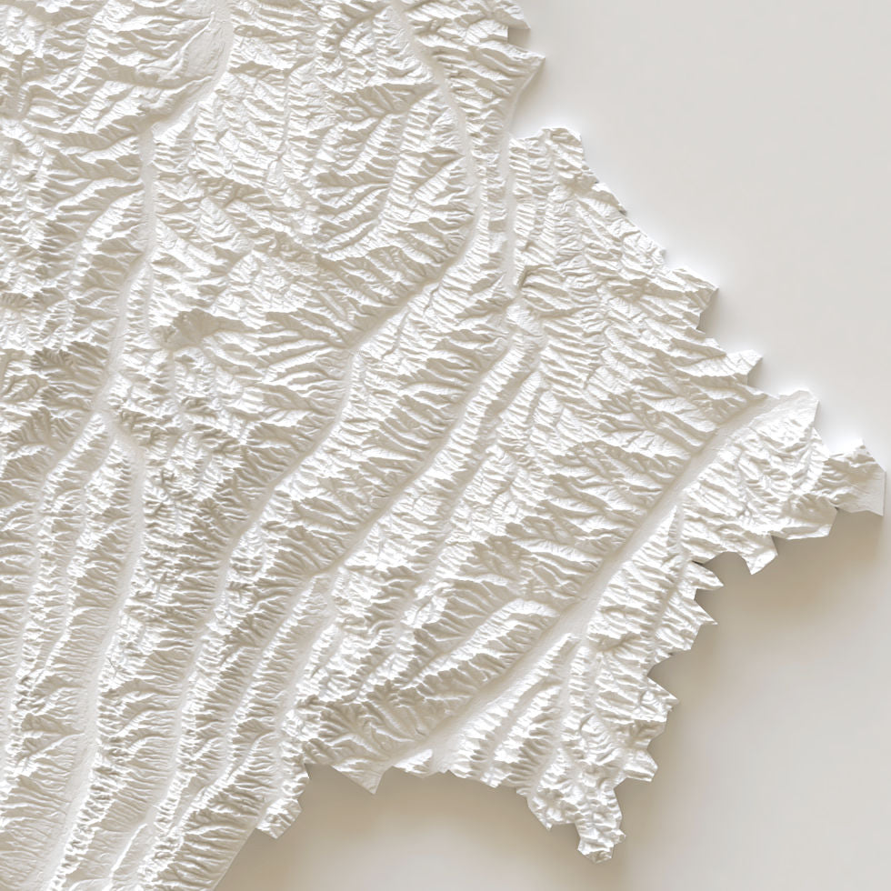 Carte d'élévation Gers