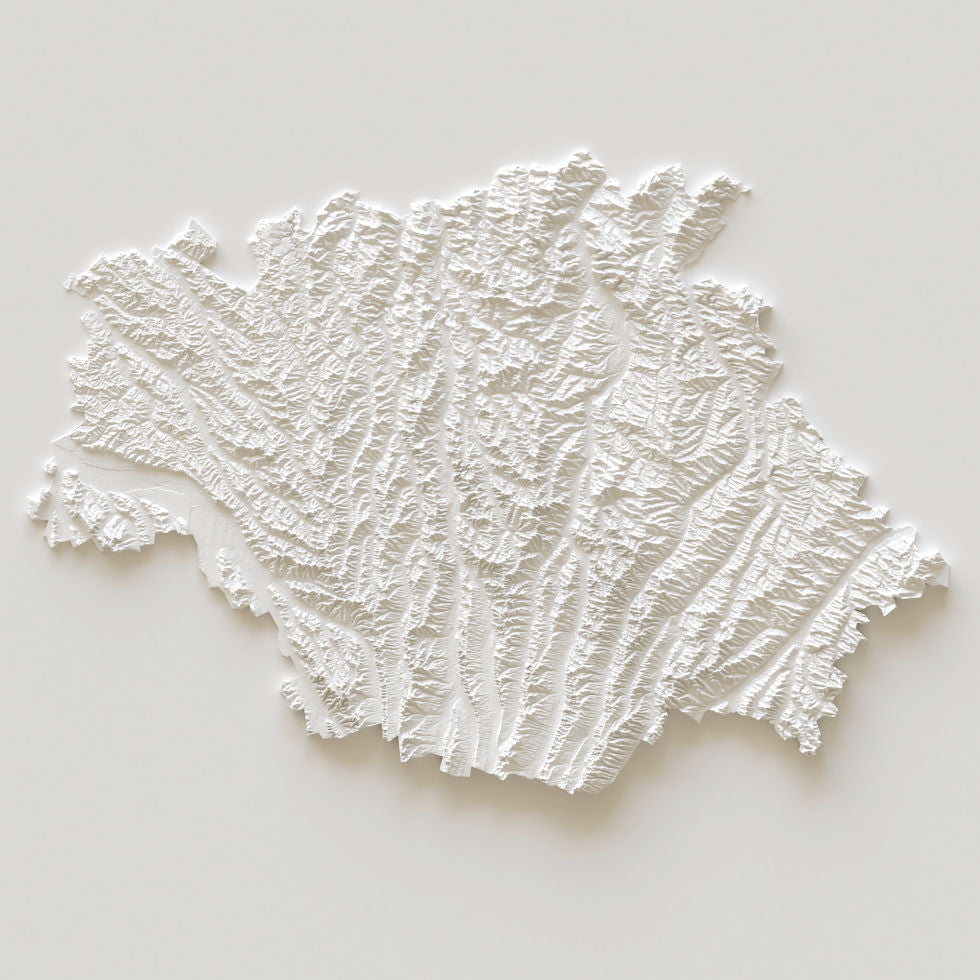 Carte d'élévation Gers