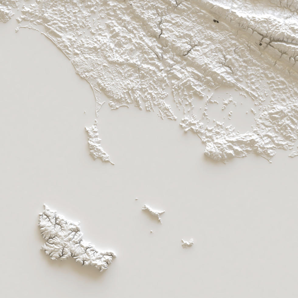 Carte d'élévation Morbihan