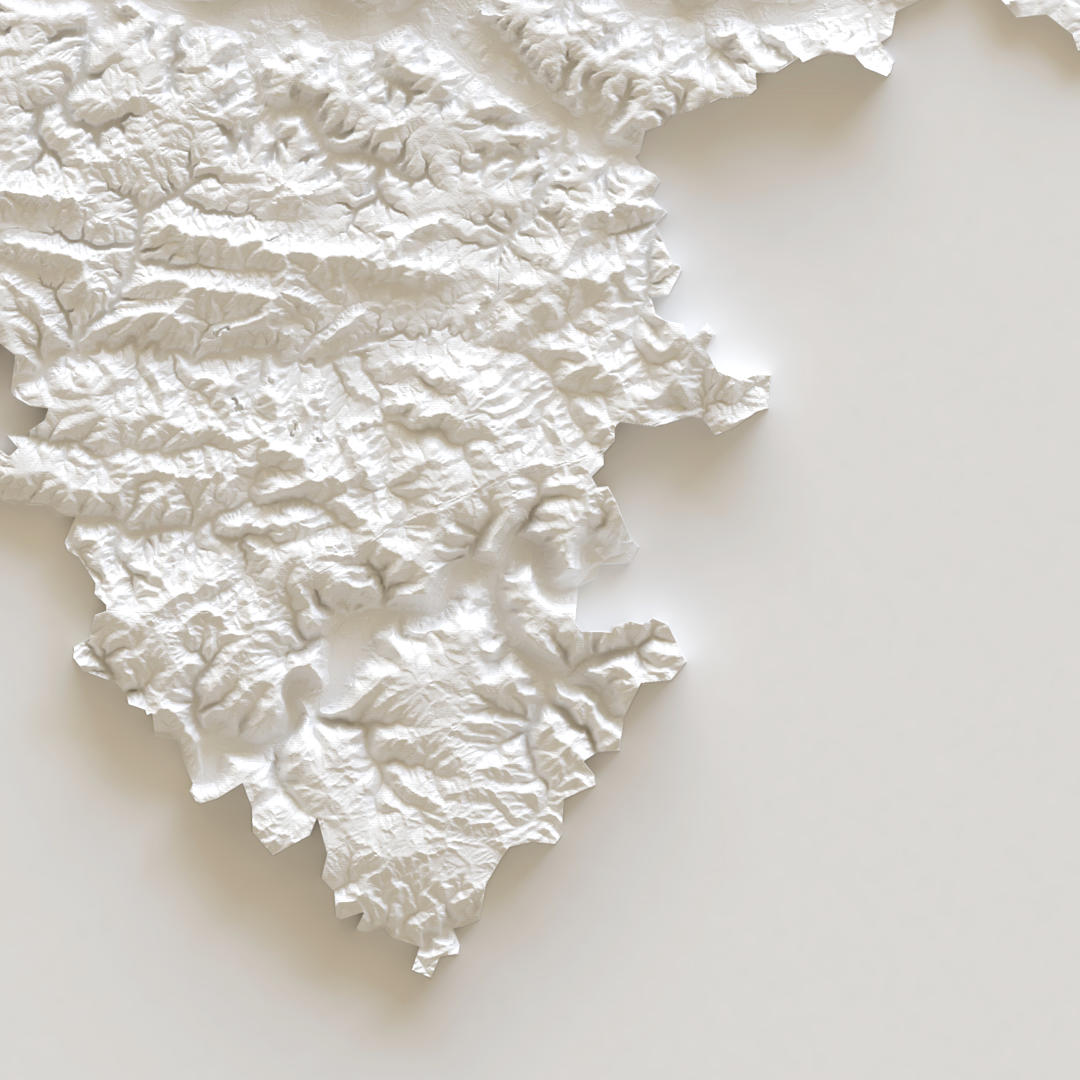 Carte d'élévation Aisne