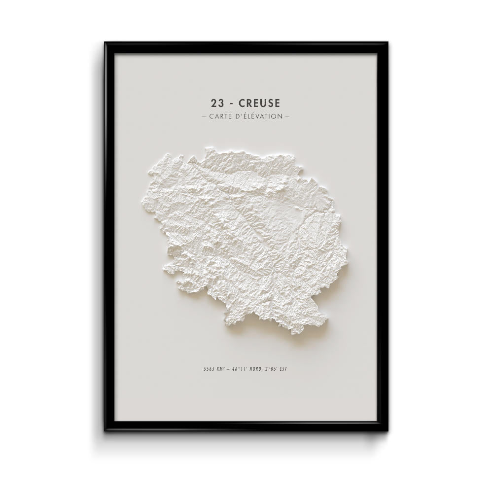 Carte d'élévation Creuse