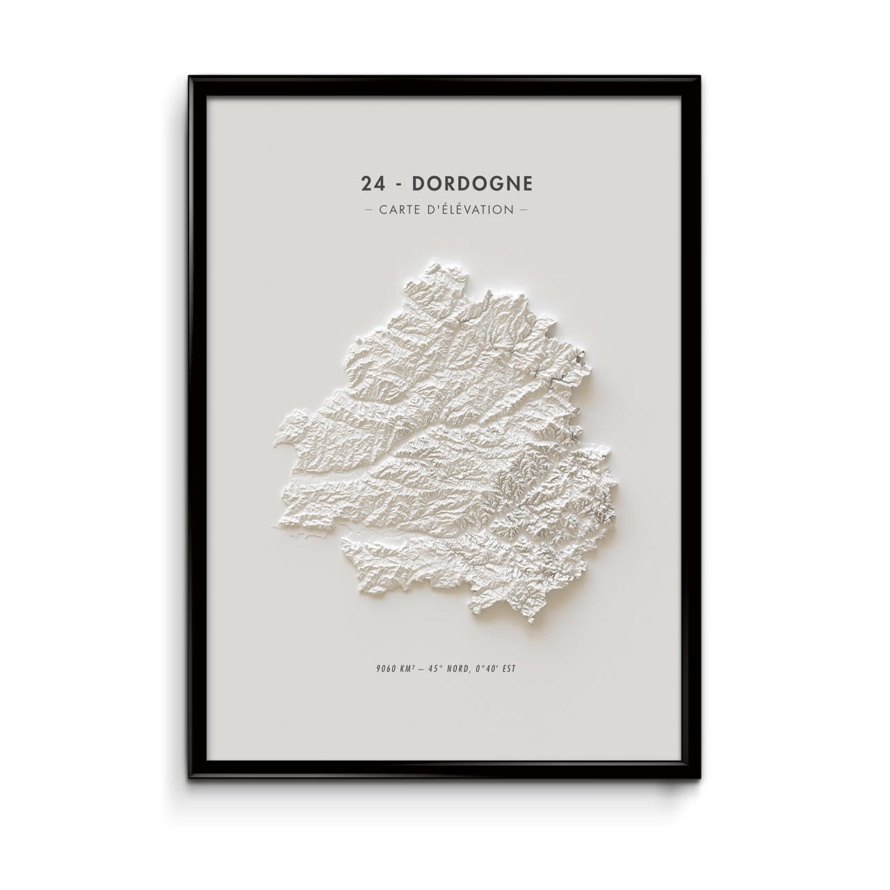 photo de Carte d'élévation Dordogne