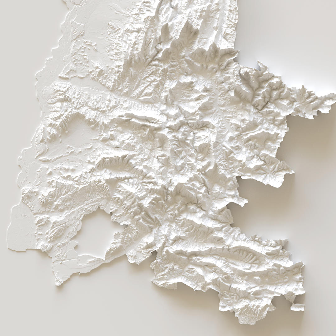 Carte d'élévation Drôme