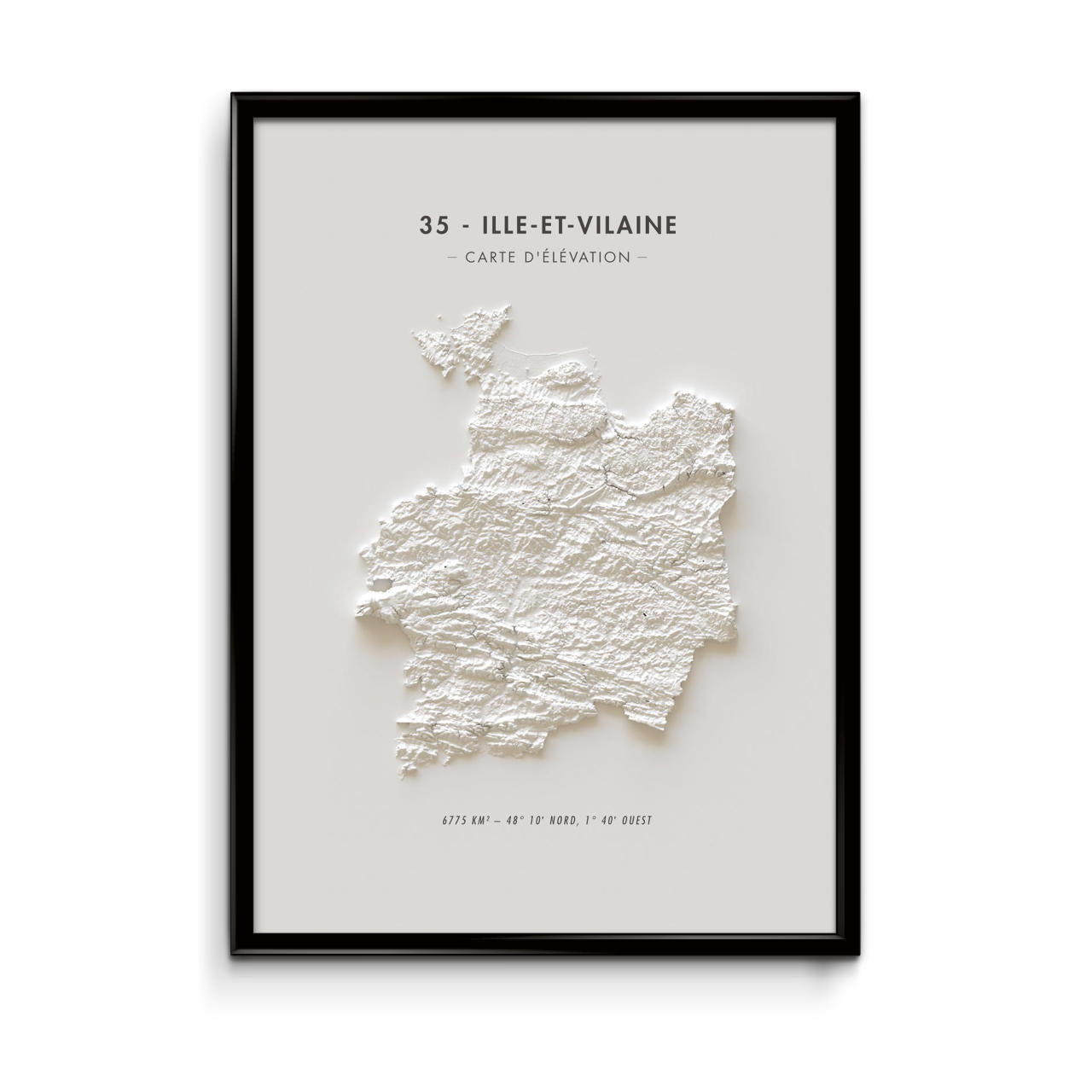 photo de Carte d'élévation Ille-et-Vilaine