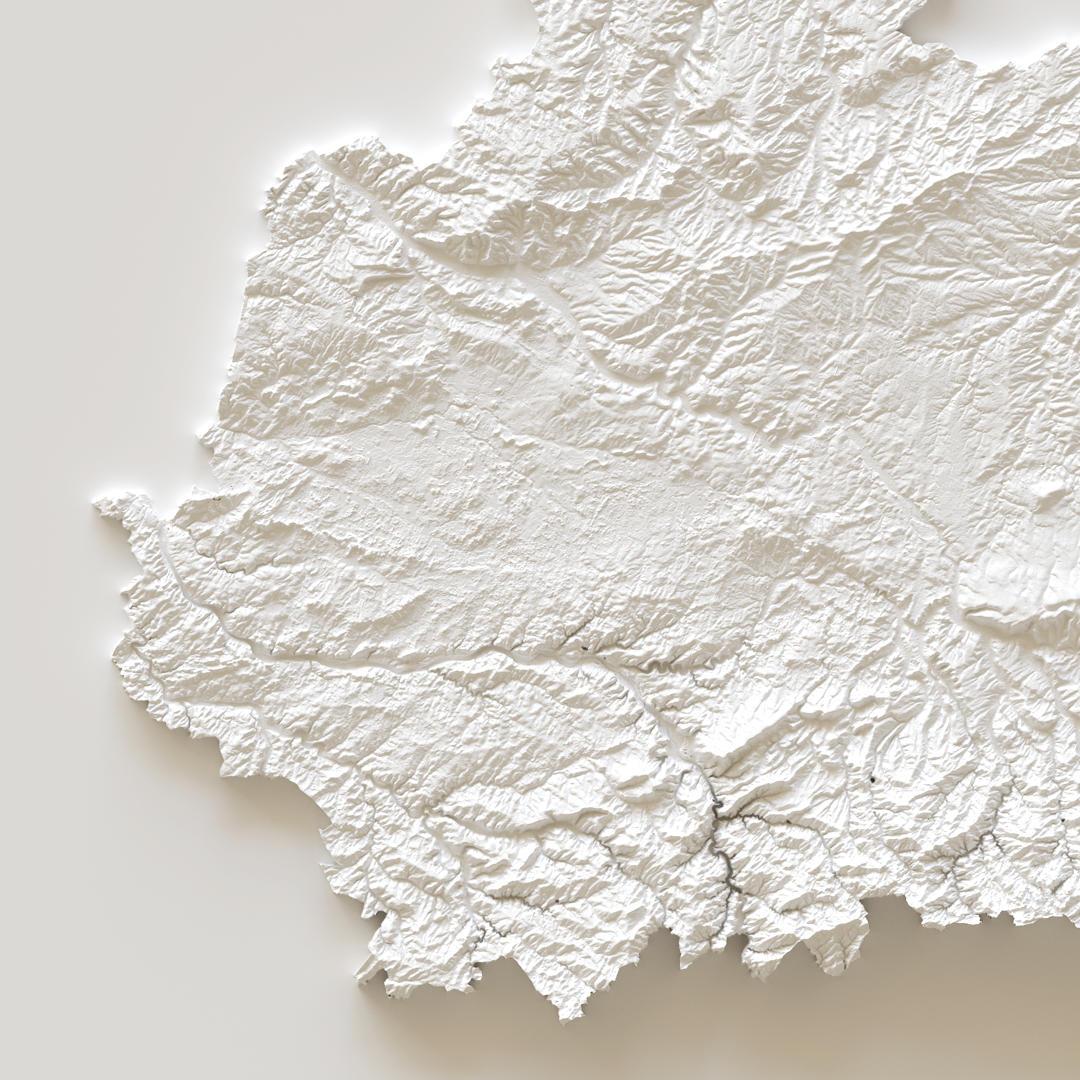 Carte d'élévation Indre