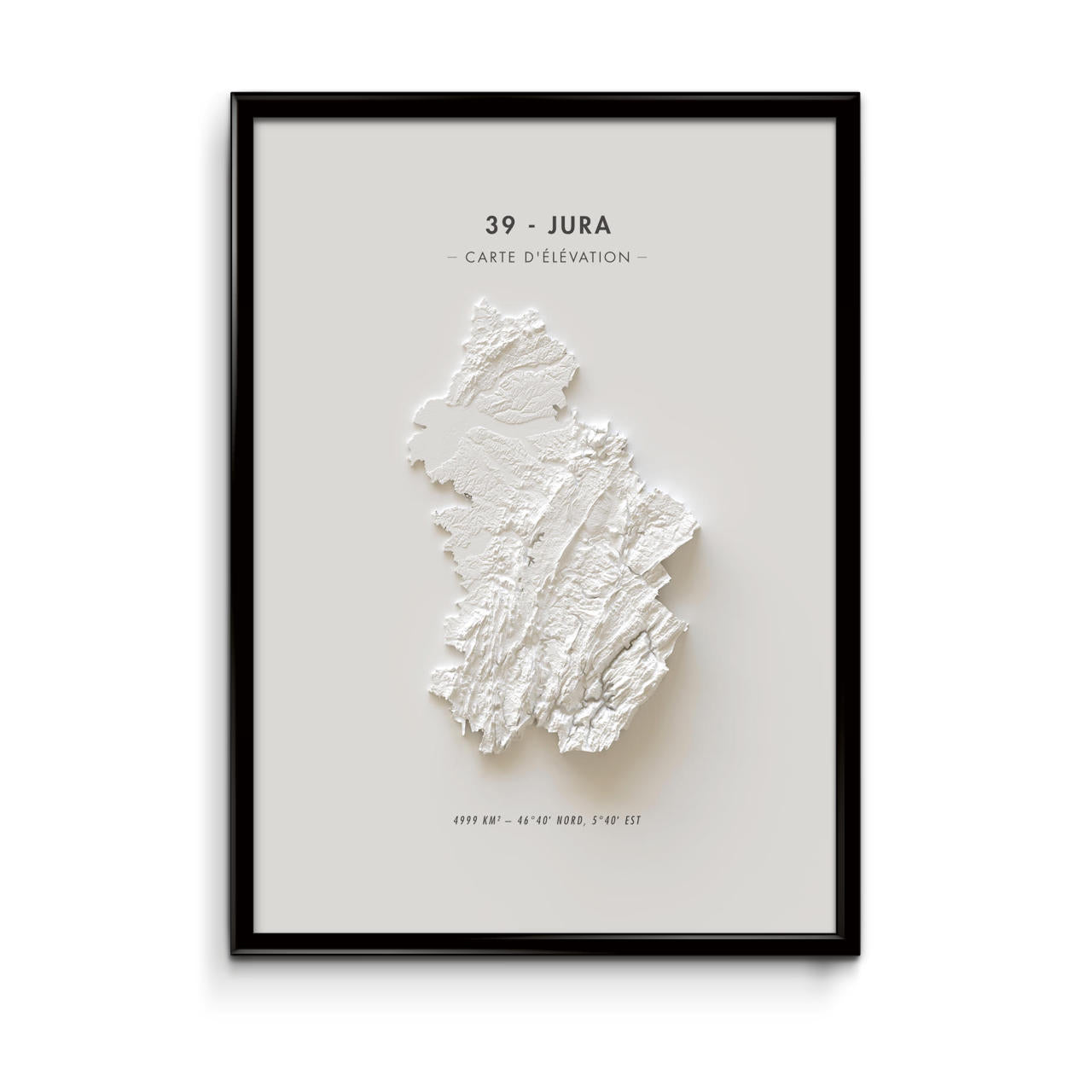 photo de Carte d'élévation Jura