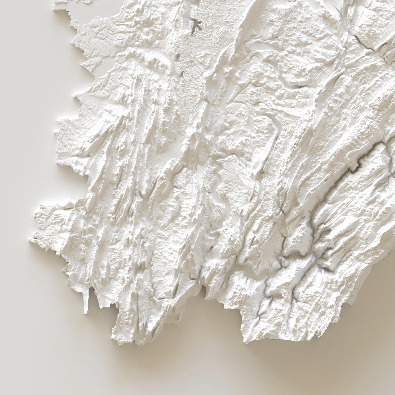 Carte d'élévation Jura