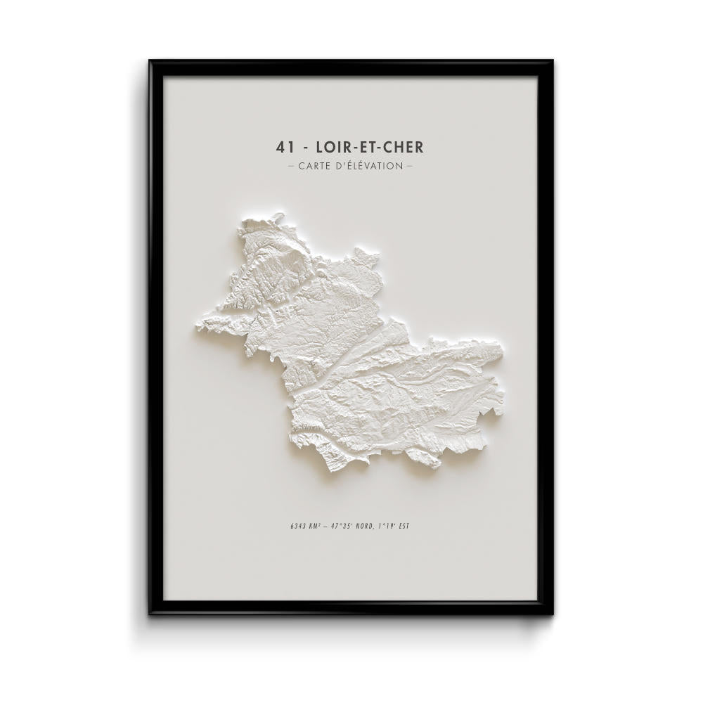 Carte d'élévation Loir-et-Cher