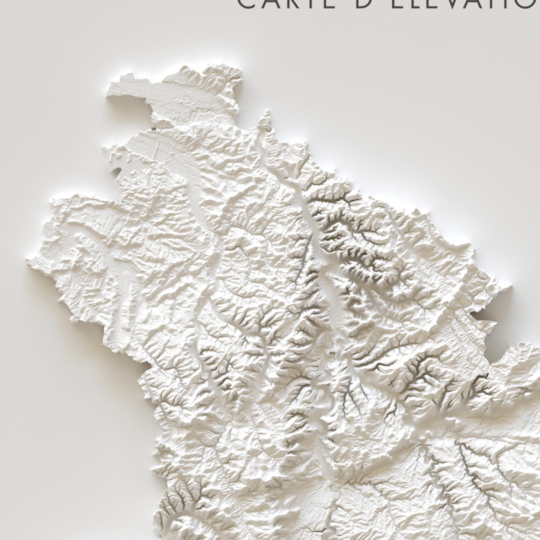 Carte d'élévation Haute-Marne