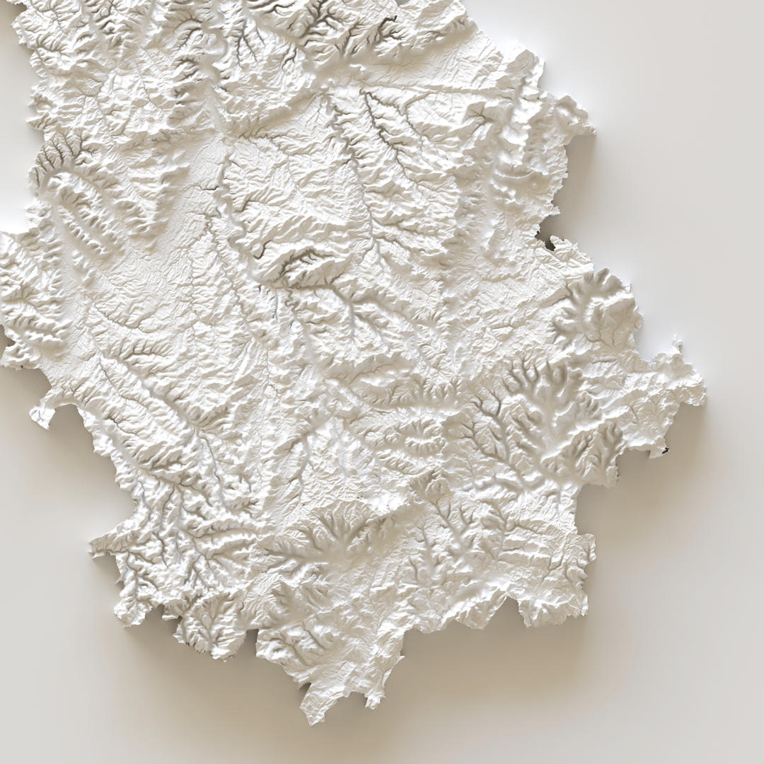 Carte d'élévation Haute-Marne