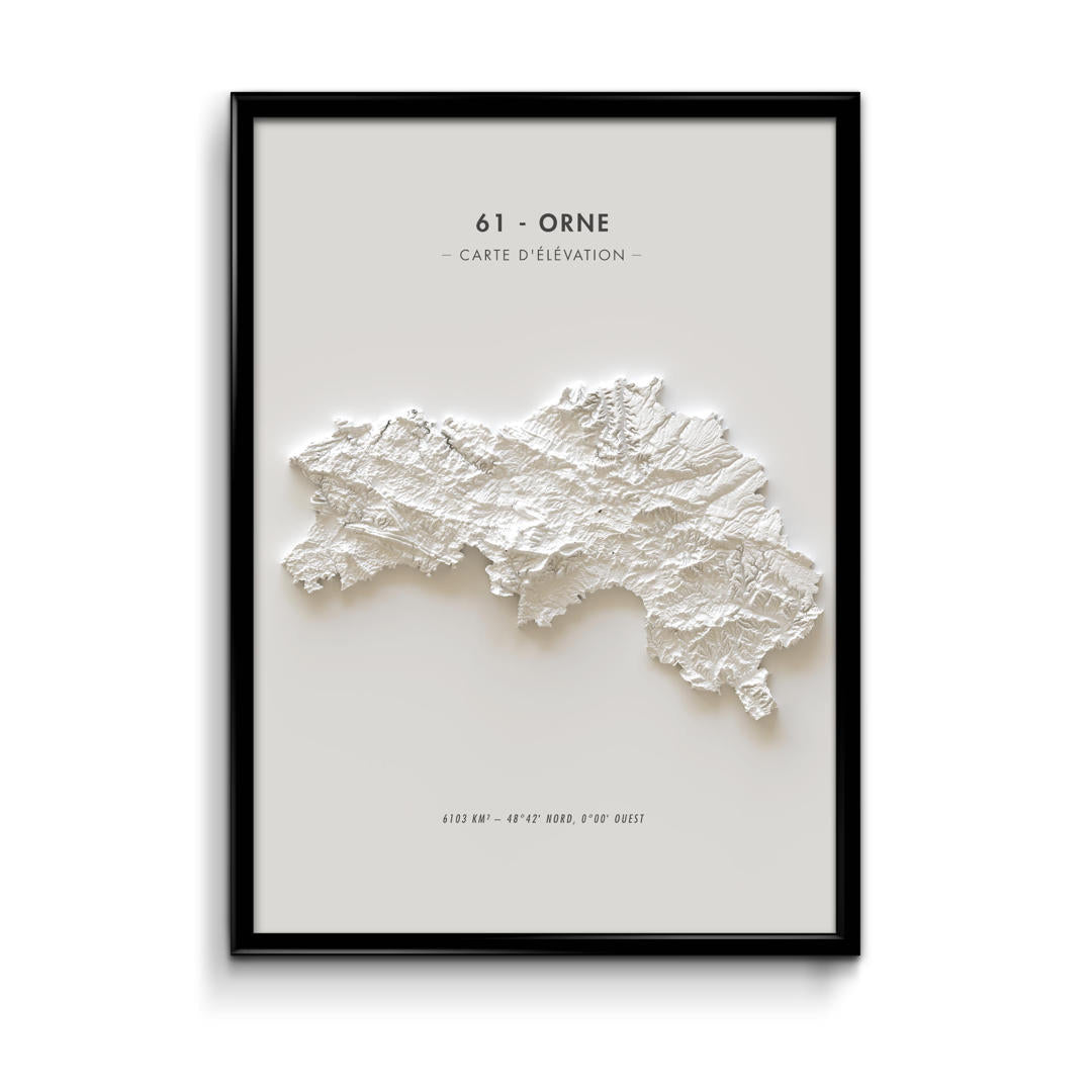 Carte d'élévation Orne