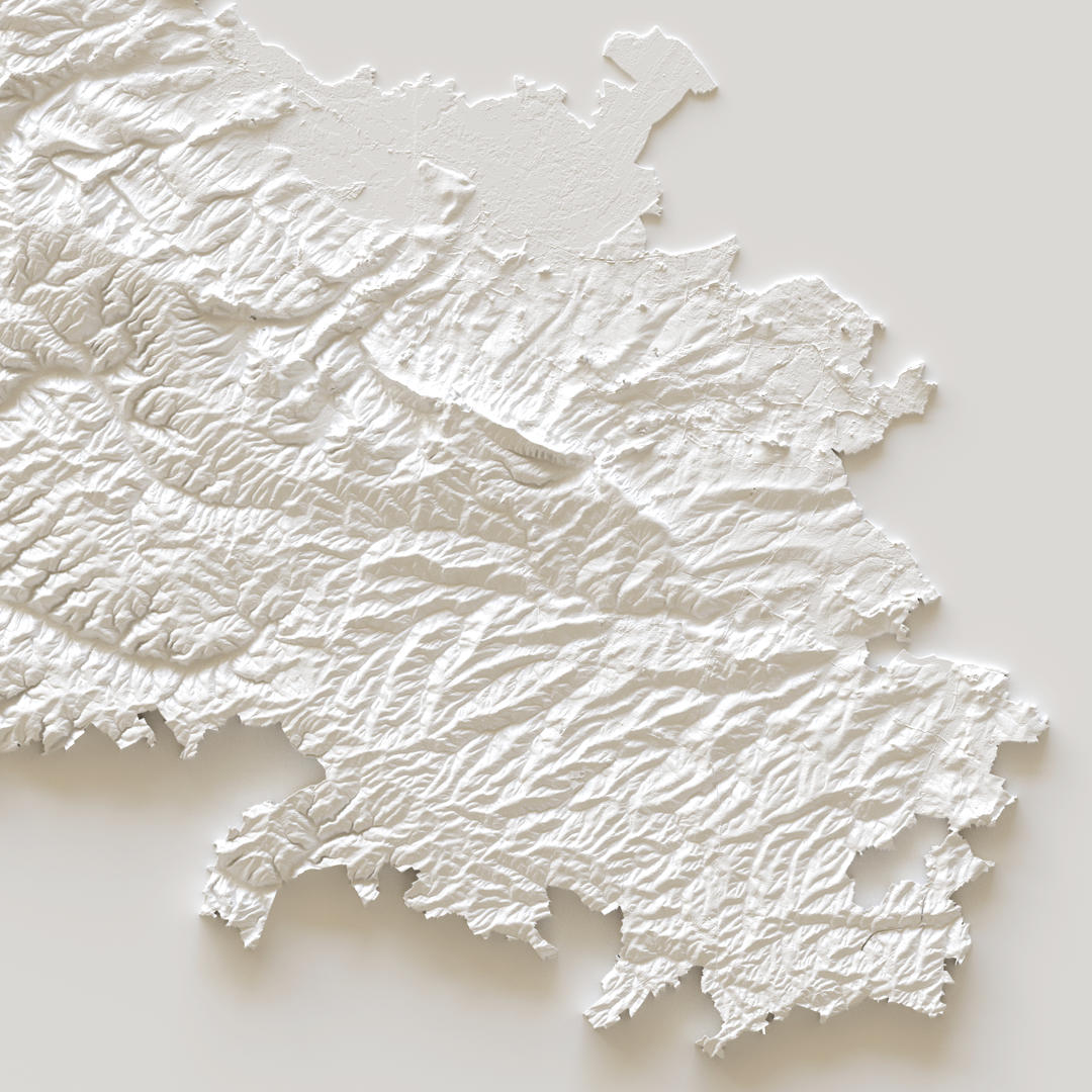 Carte d'élévation Pas-de-Calais