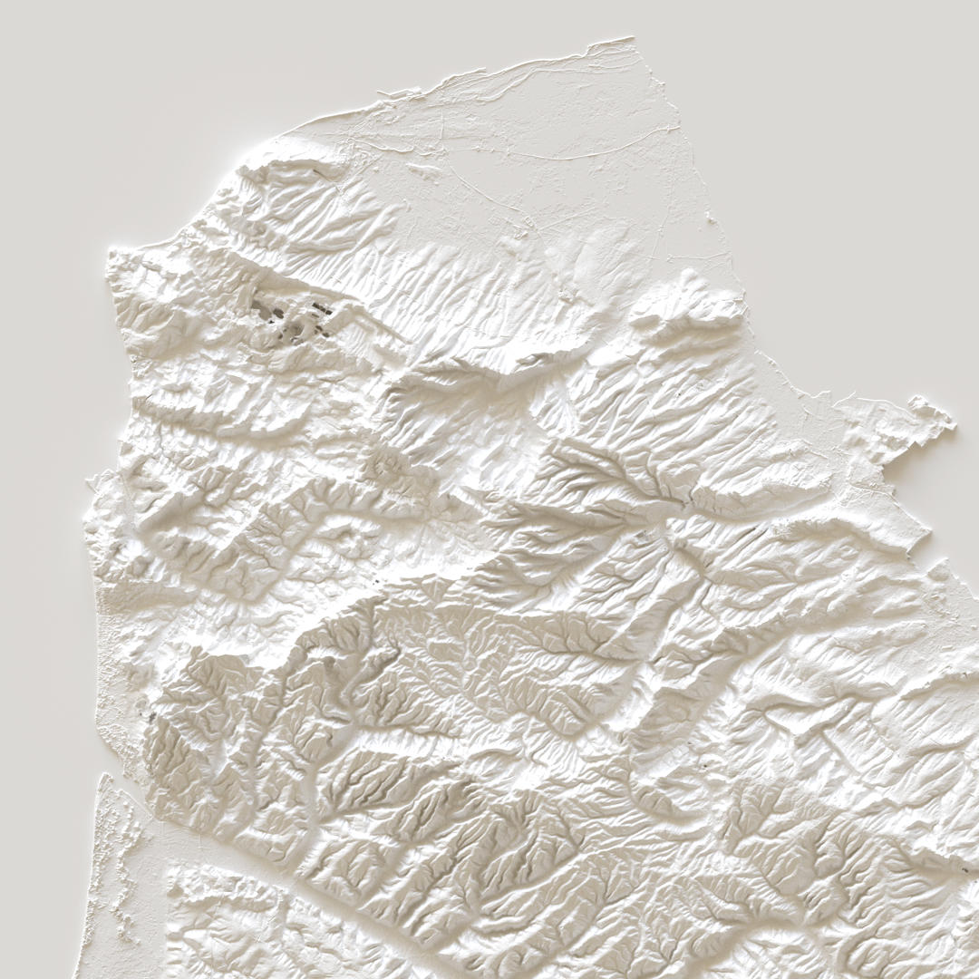 Carte d'élévation Pas-de-Calais