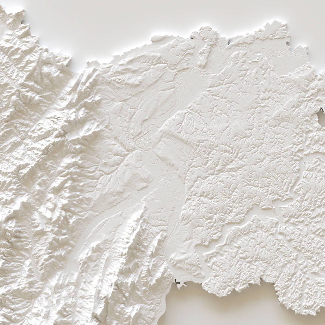 Carte d'élévation Saône-et-Loire