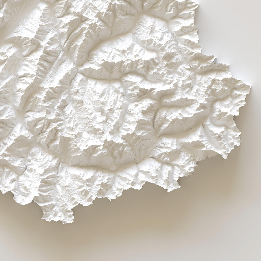 Carte d'élévation Savoie