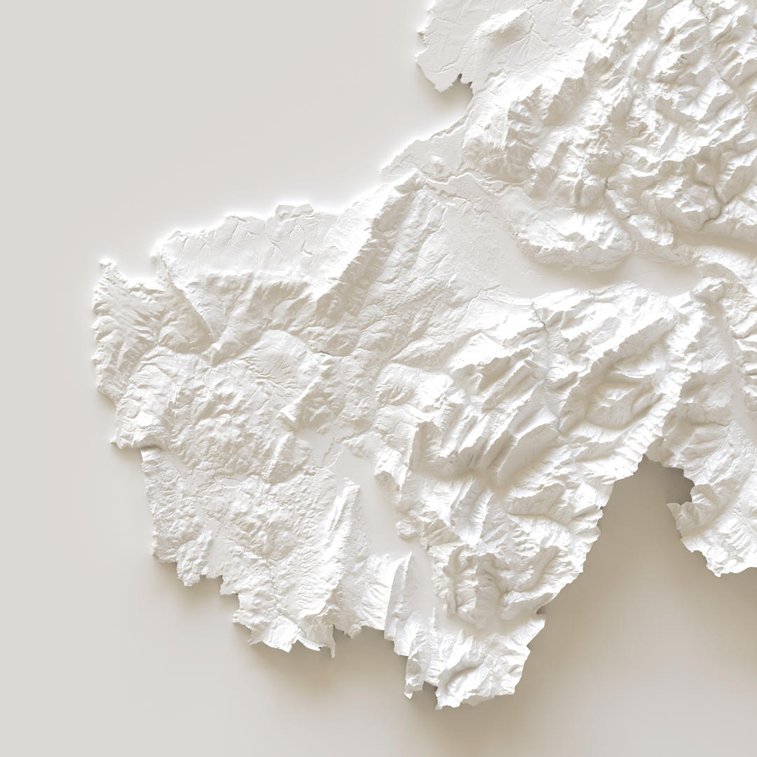 Carte d'élévation Haute-Savoie