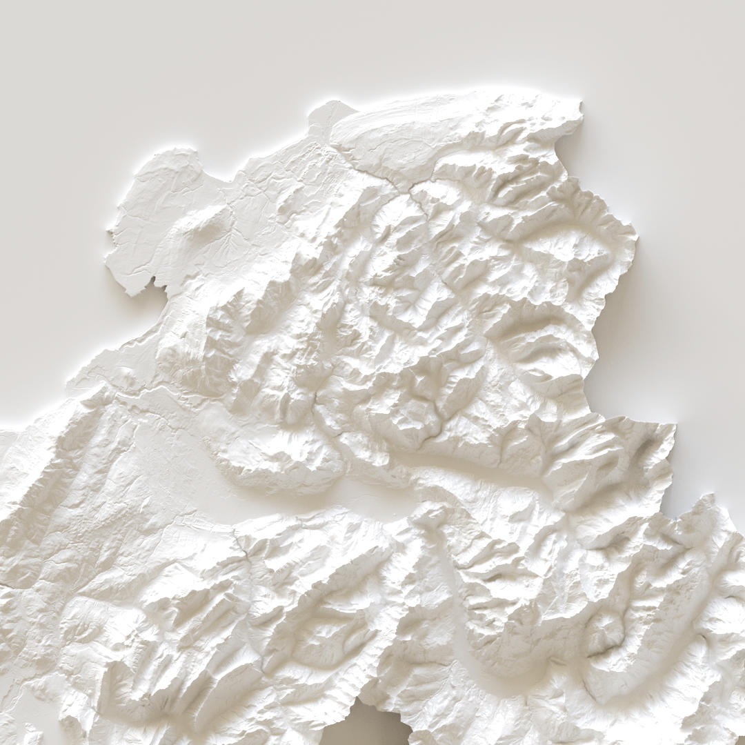 Carte d'élévation Haute-Savoie