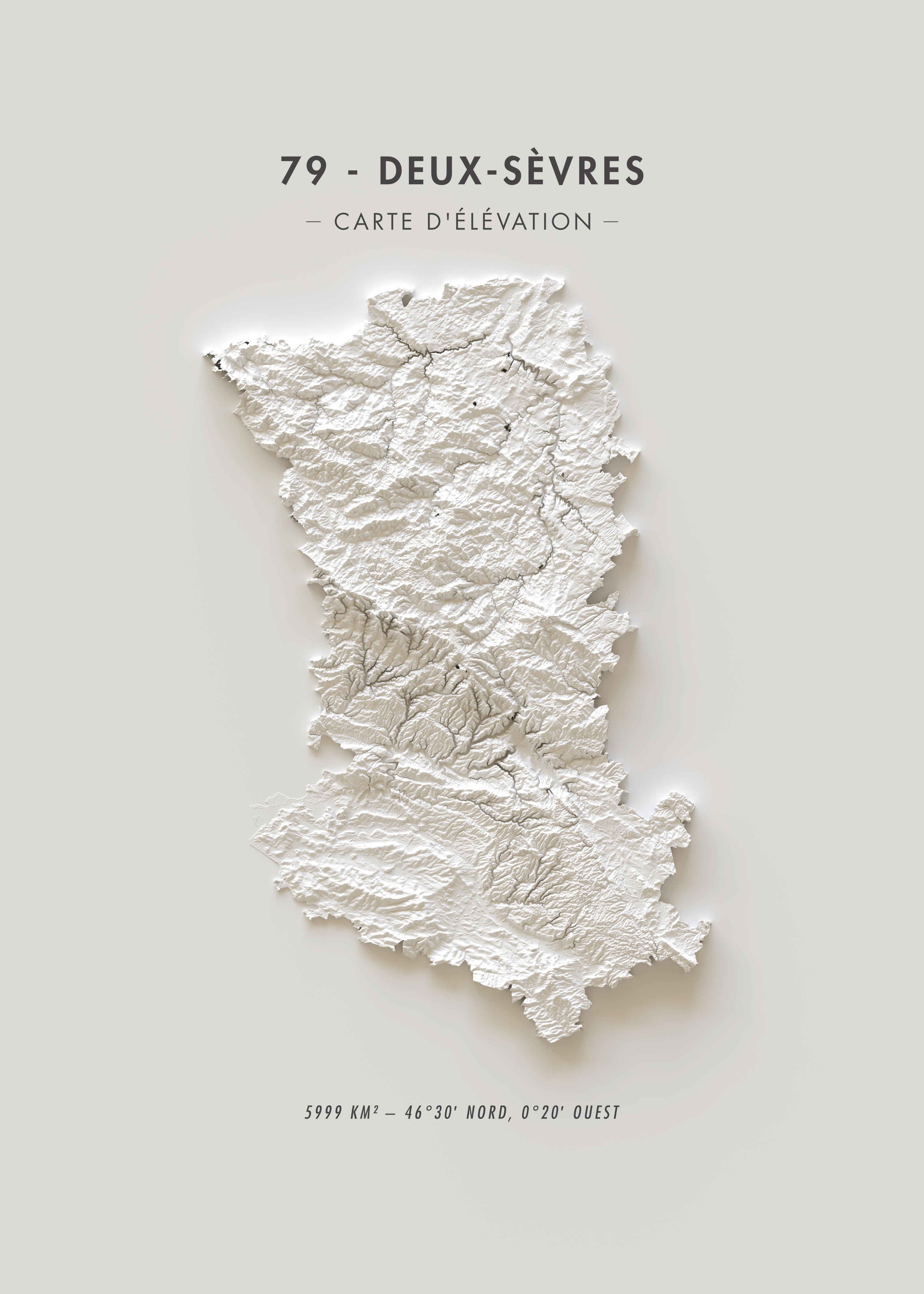 Carte d'élévation Deux-Sèvres