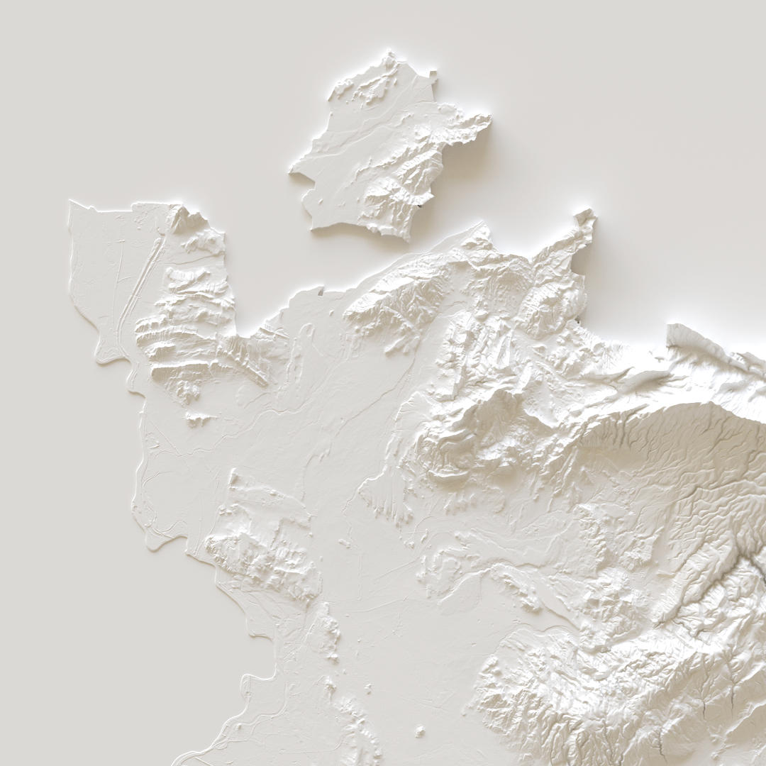 Carte d'élévation Vaucluse