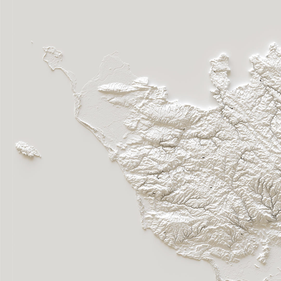 Carte d'élévation Vendée