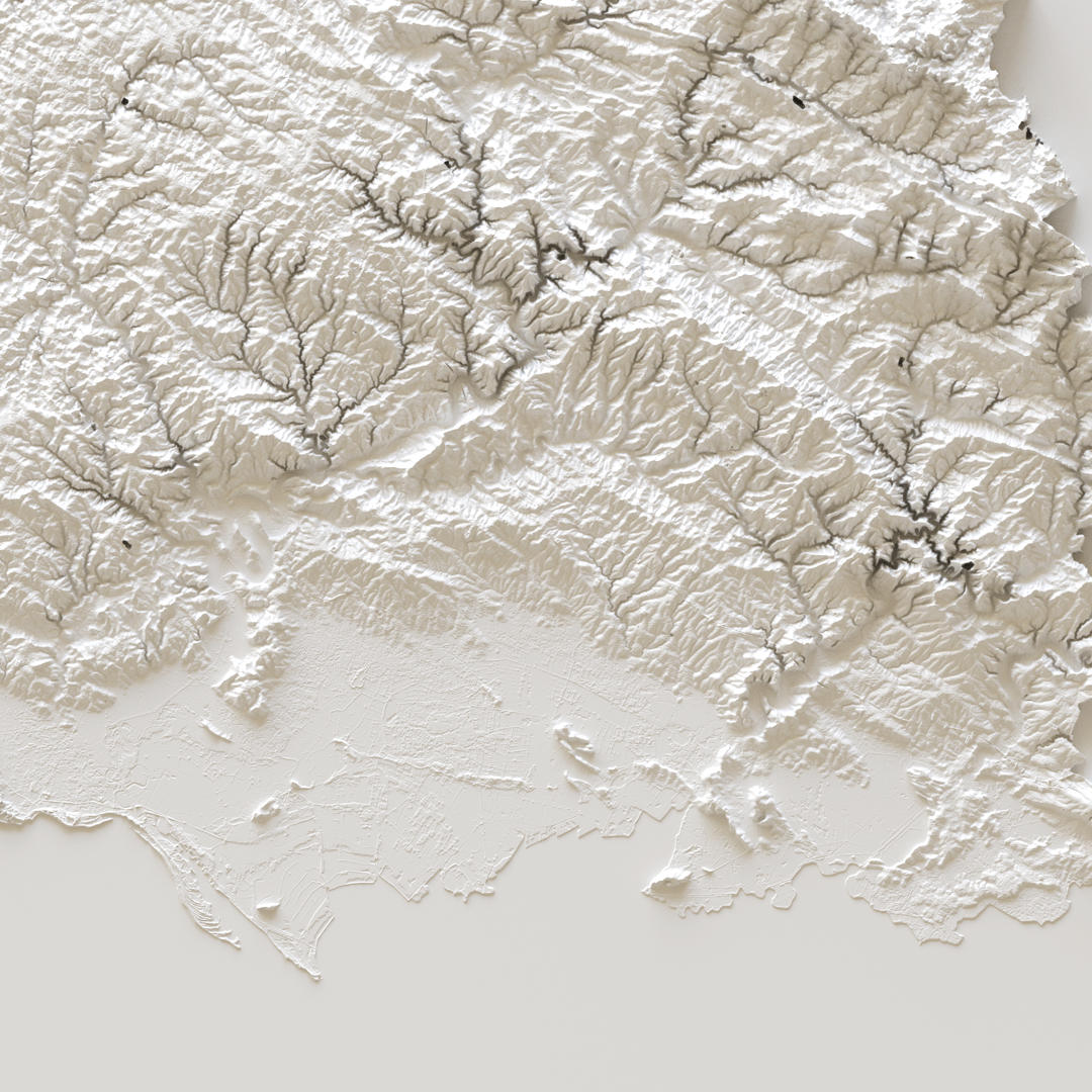 Carte d'élévation Vendée