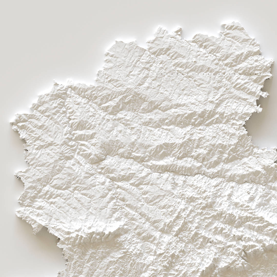 Carte d'élévation Haute-Vienne