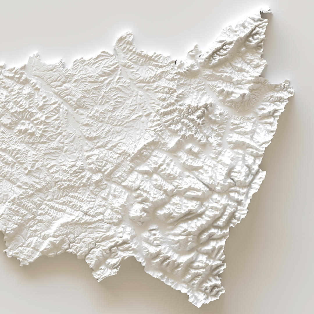 Carte d'élévation Vosges