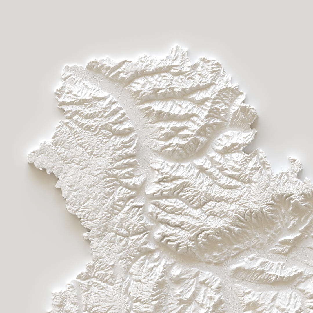 Carte d'élévation Yonne