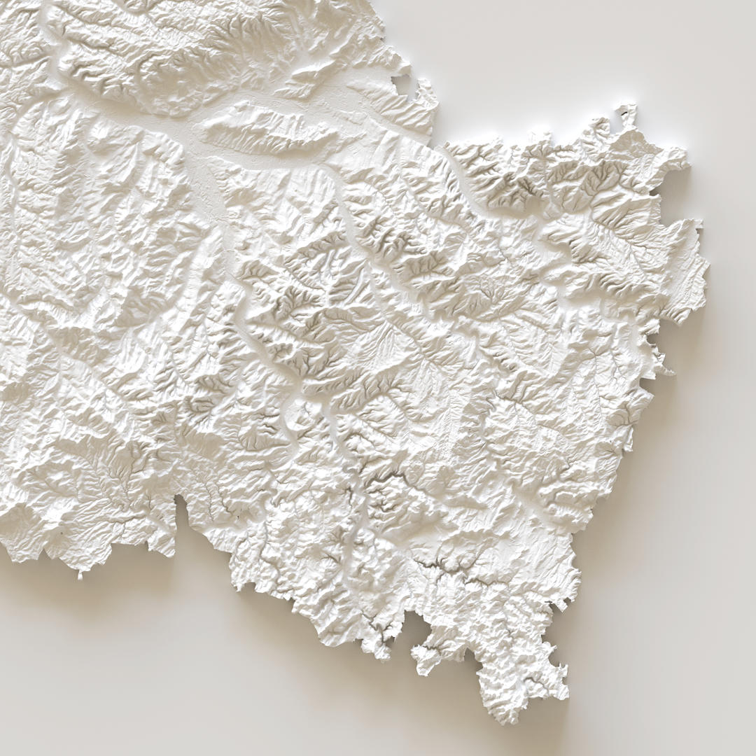 Carte d'élévation Yonne