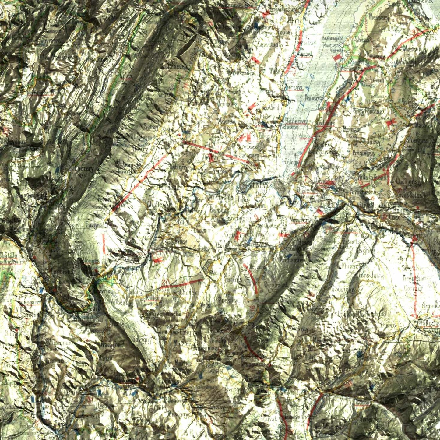Carte Haute-Savoie