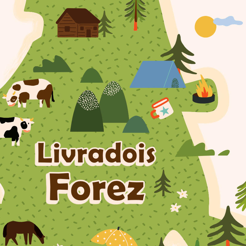 Carte Parc naturel du Livradois-Forez