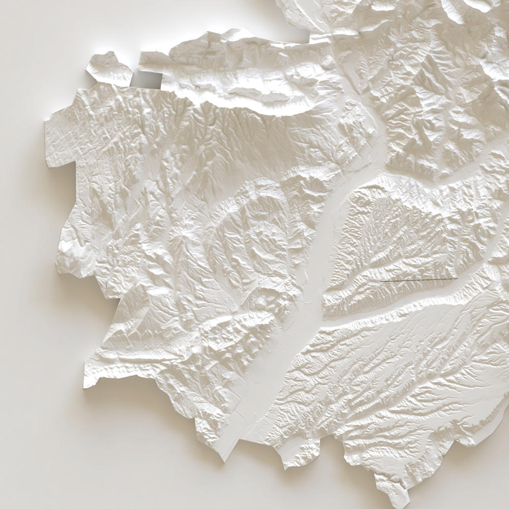 Carte d'élévation Alpes-de-Haute-Provence