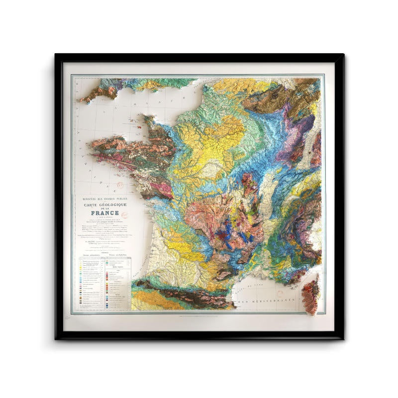 Carte géologique de France