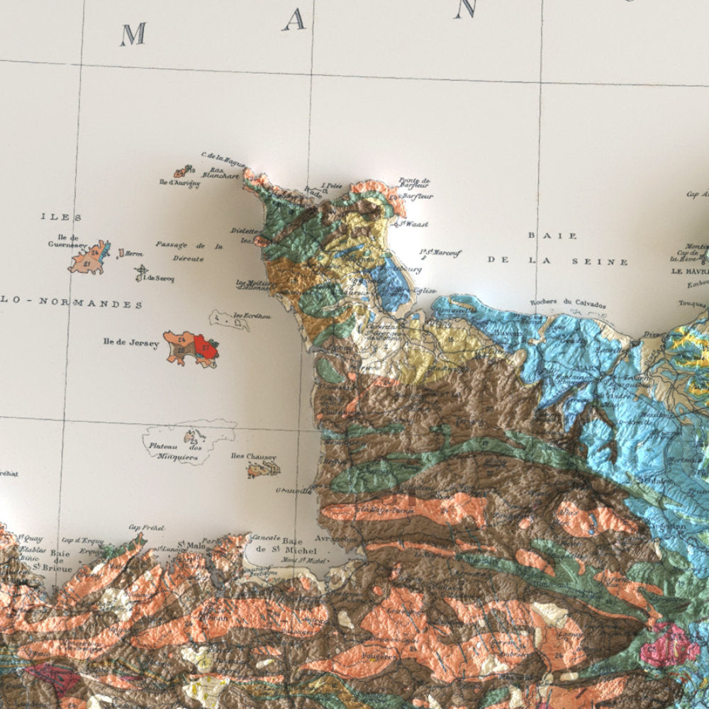 carte géologique ancienne de france