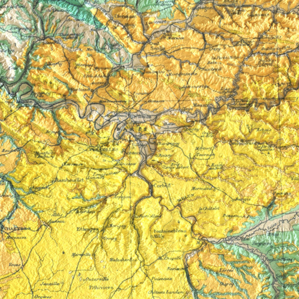 carte géologique ancienne de france
