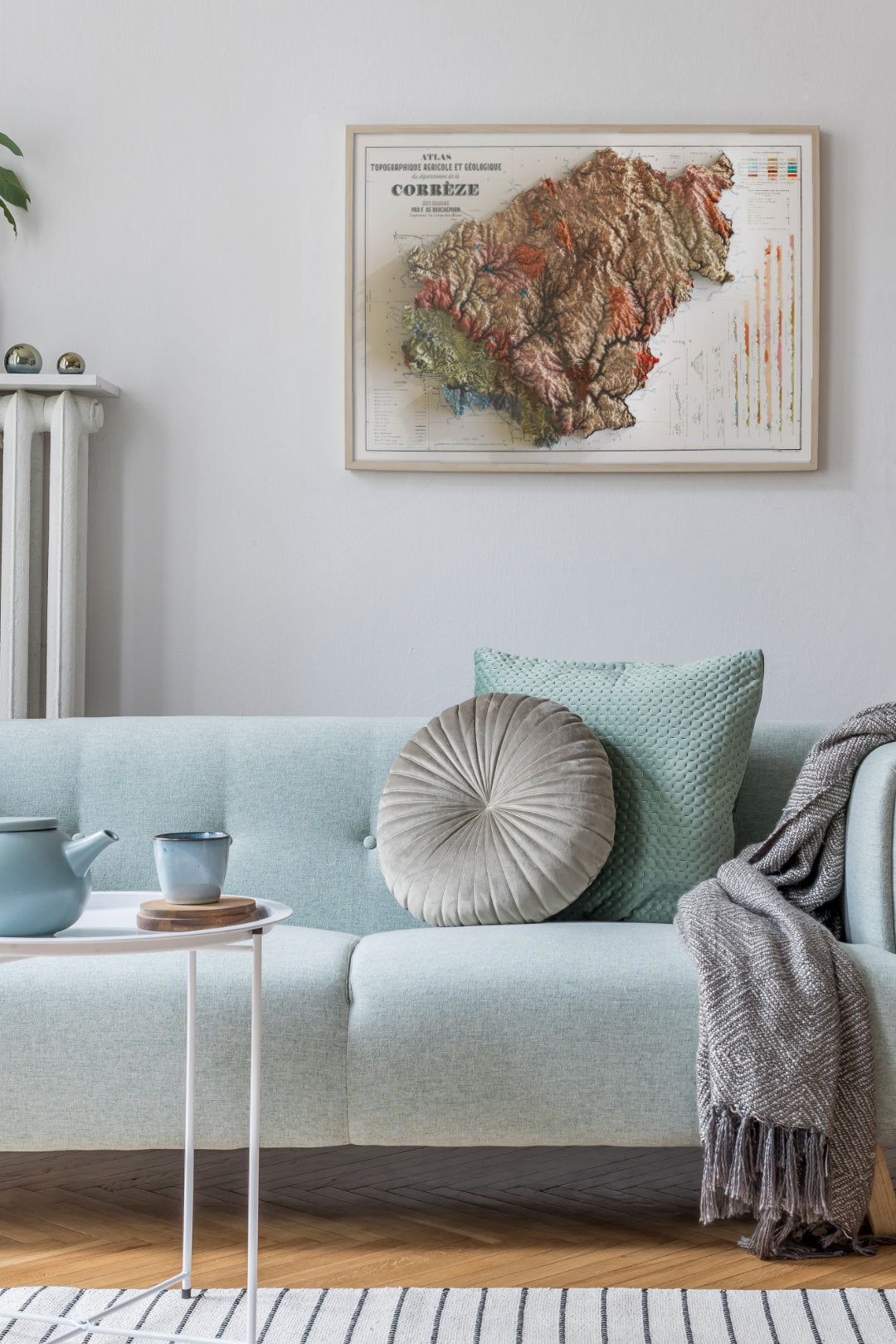 carte géologique ancienne de la corrèze