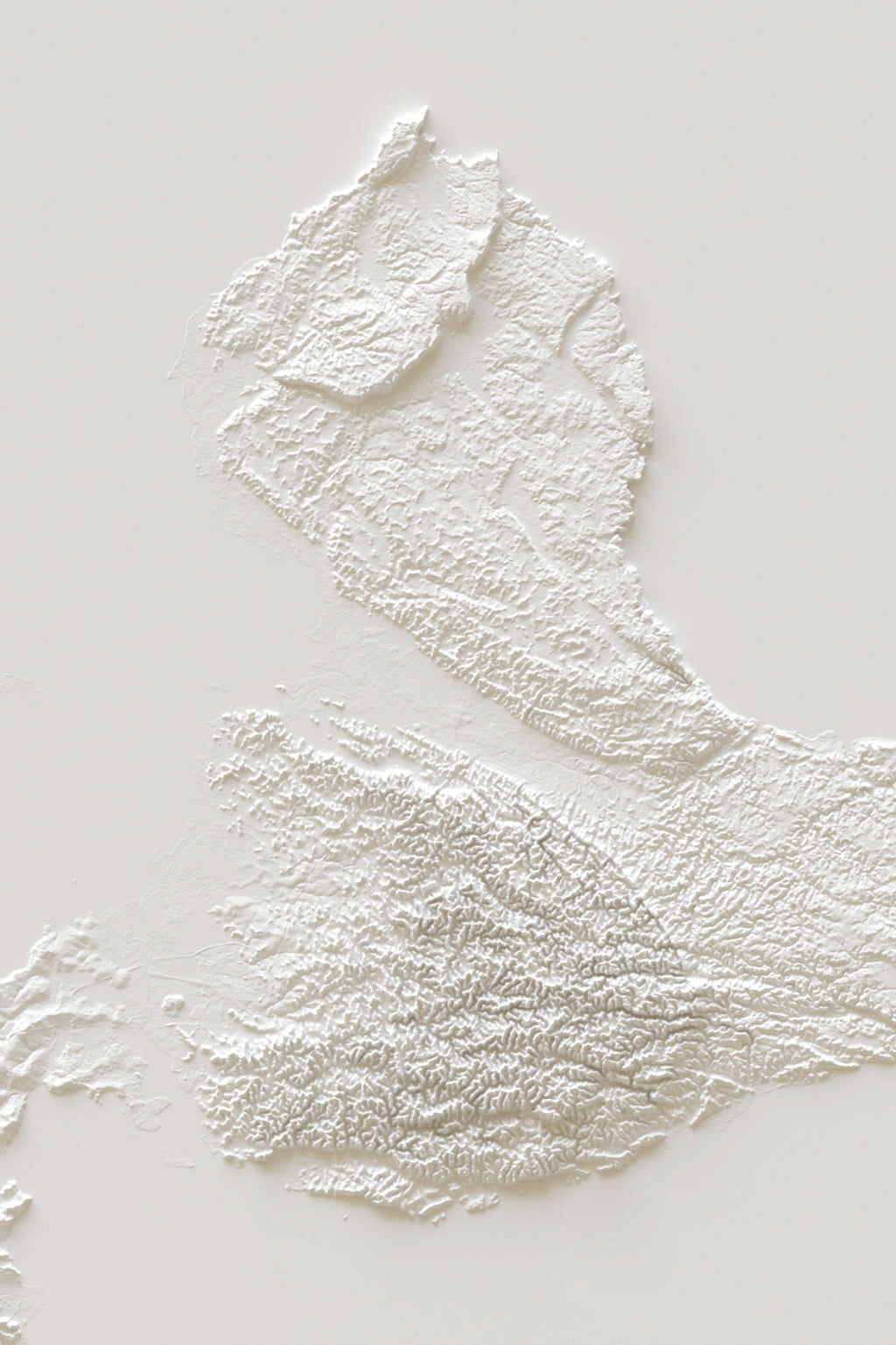 Affiche Carte de la Guadeloupe
