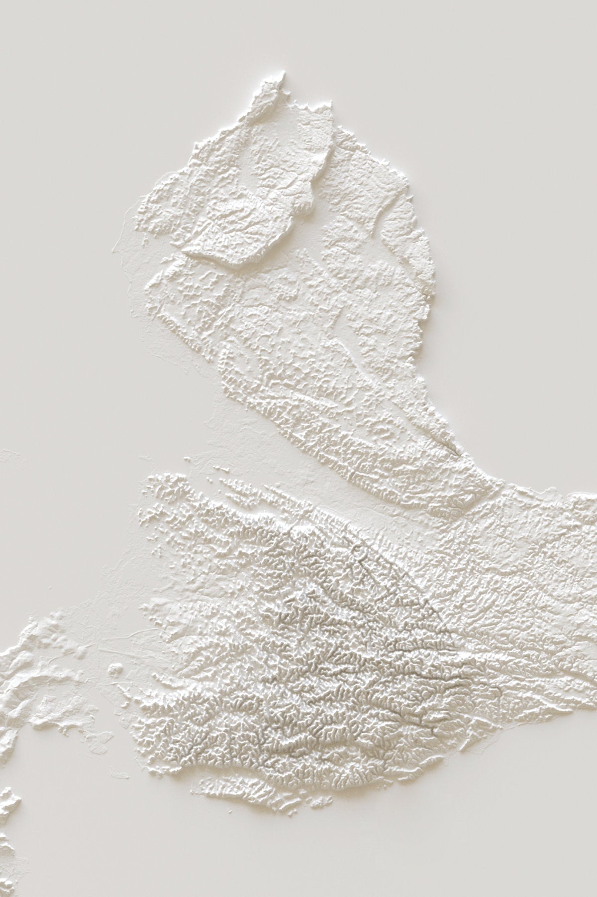 Affiche Carte de la Guadeloupe